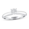 Thumbnail Image 1 of Diamond Solitaire Engagement Ring 1/2 ct tw Round-cut 10K White Gold (J/I3)