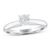 Thumbnail Image 1 of Diamond Solitaire Engagement Ring 1 ct tw Round-cut 10K White Gold (J/I3)