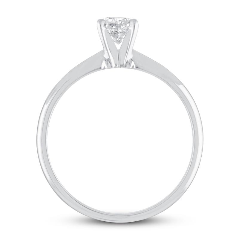 Diamond Solitaire Engagement Ring 1 ct tw Round-cut 10K White Gold (J/I3)