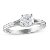 Thumbnail Image 0 of Diamond Solitaire Engagement Ring 1 ct tw Round-cut 14K White Gold (I/I2)