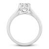 Thumbnail Image 2 of Diamond Solitaire Engagement Ring 1 ct tw Round-cut 10K White Gold (I/I2)