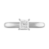 Thumbnail Image 2 of Diamond Solitaire Engagement Ring 1/2 ct tw Princess-cut 10K White Gold (J/I3)