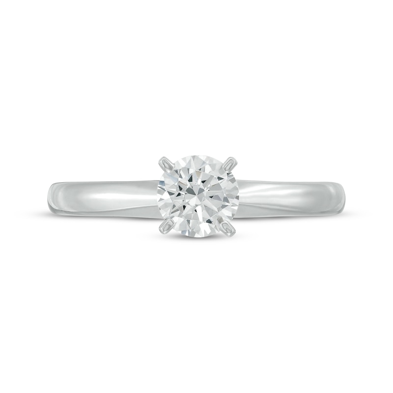 Main Image 4 of Adore Diamond Solitaire Ring 1/2 carat Round-cut 14K White Gold (J/I2)