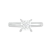 Thumbnail Image 3 of Diamond Solitaire Ring 1 carat Princess-cut 14K White Gold (J/I1)