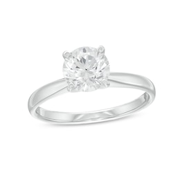 Adore Solitaire Diamond Engagement Ring 1-1/4 ct 14K White Gold (J/I2)