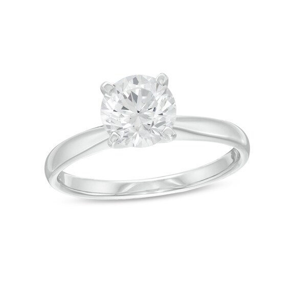 Adore Solitaire Diamond Engagement Ring 1-1/4 ct 14K White Gold (J/I2)