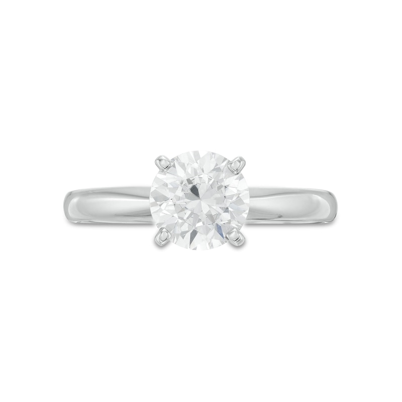 Main Image 4 of Adore Solitaire Diamond Engagement Ring 1-1/4 ct 14K White Gold (J/I2)
