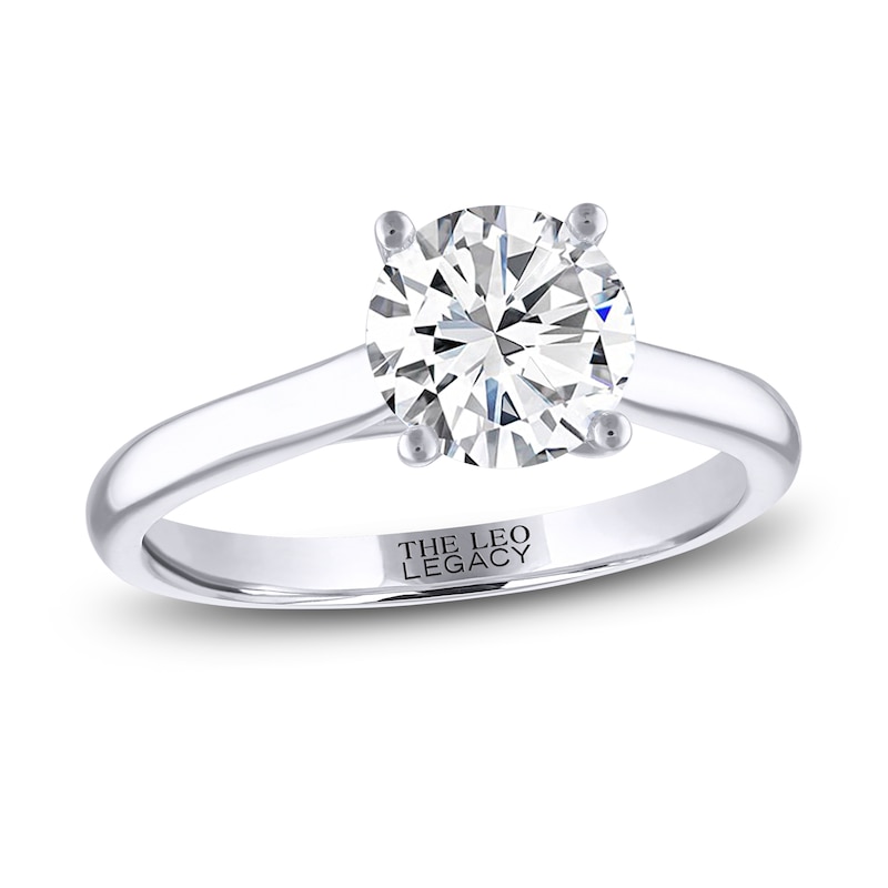 THE LEO Legacy Lab-Grown Diamond Solitaire Ring 1-1/2 ct tw 14K White Gold