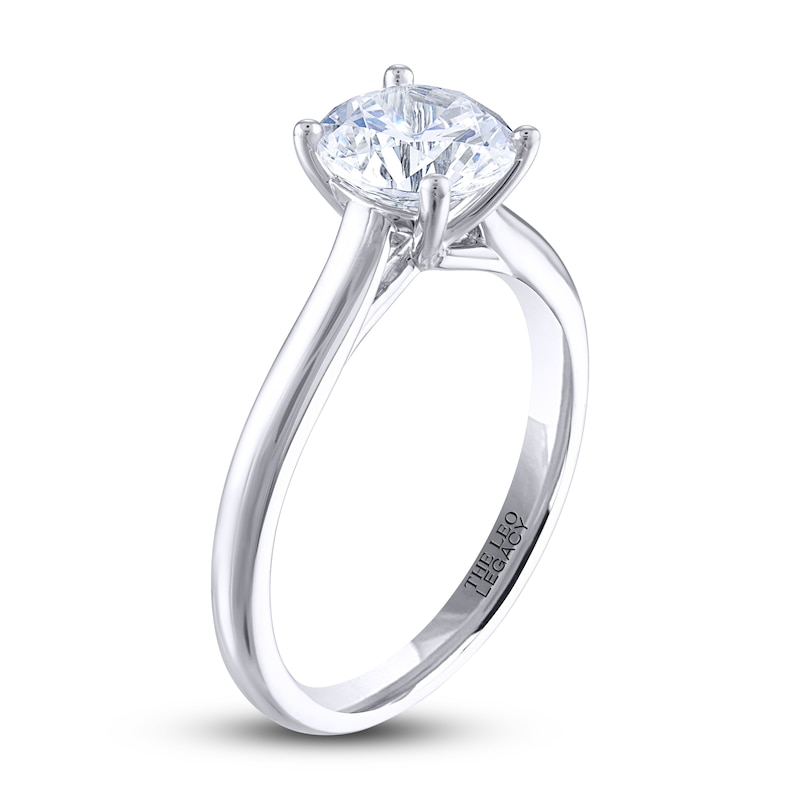 Main Image 2 of THE LEO Legacy Lab-Grown Diamond Solitaire Ring 1-1/2 ct tw 14K White Gold