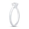 The Kiss Diamond Solitaire GSI Engagement Ring 1 ct tw Round-cut Platinum