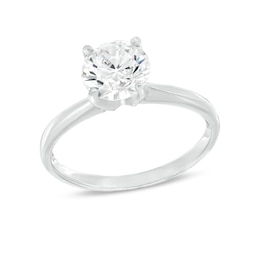 Adore Diamond Solitaire Engagement Ring 1-1/2 ct tw Round-cut 14K White Gold (J/I1)