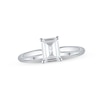 Thumbnail Image 0 of Lab-Created Diamonds by KAY Solitaire Ring 1 ct tw Emerald-cut 14K White Gold (F/VS2)