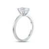 Thumbnail Image 1 of Lab-Created Diamonds by KAY Solitaire Ring 1 ct tw Emerald-cut 14K White Gold (F/VS2)