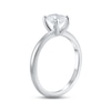 Thumbnail Image 1 of Lab-Created Diamonds by KAY Solitaire Ring 1 ct tw Oval-cut 14K White Gold (F/VS2)