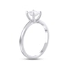 Thumbnail Image 1 of Lab-Created Diamonds by KAY Solitaire Ring 1 ct tw Princess-cut 14K White Gold (F/VS2)