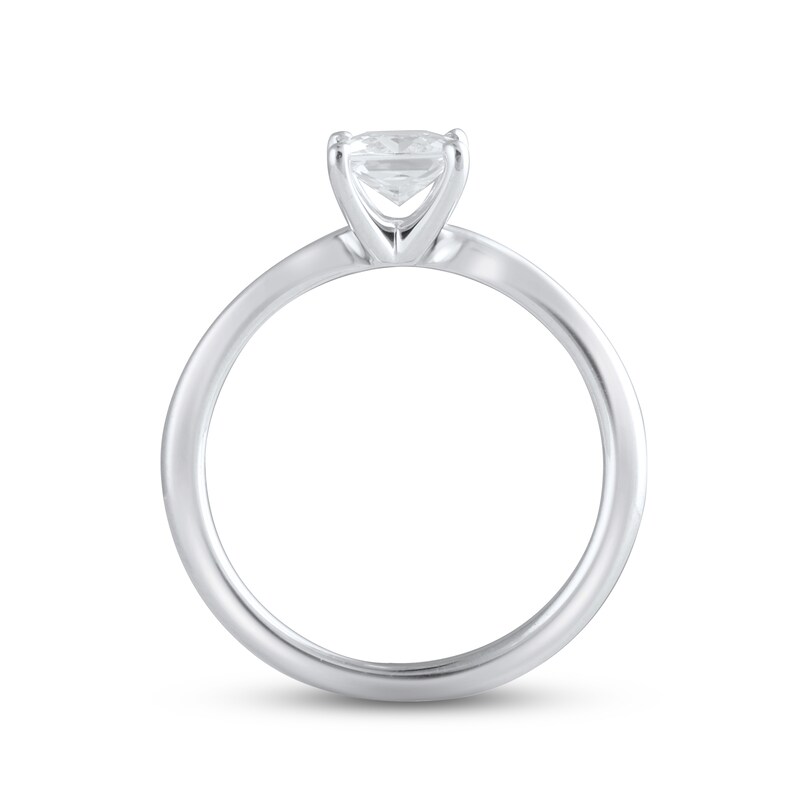 Main Image 3 of Adore Lab-Grown Diamonds Solitaire Ring 1 ct tw Princess-cut 14K White Gold (F/VS2)