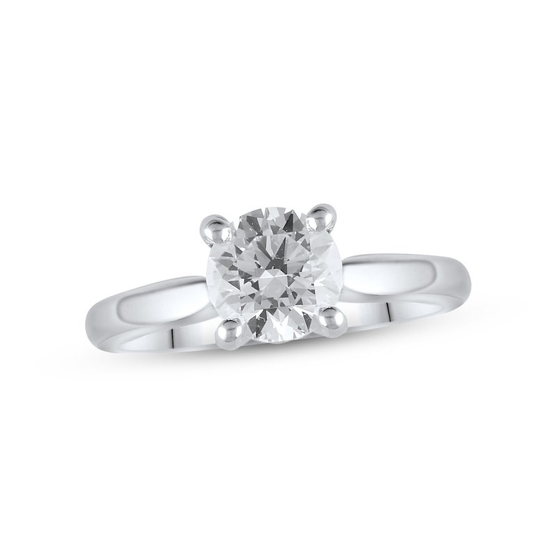 Main Image 1 of Adore Lab-Grown Diamonds Solitaire Ring 1-1/2 ct tw Round-cut 14K White Gold (F/VS2)