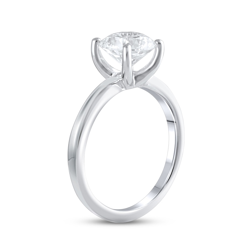 Lab-Created Diamonds by KAY Solitaire Ring 2 ct tw Round-cut 14K White Gold (F/VS2)