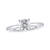 Thumbnail Image 1 of Adore Lab-Grown Diamonds Solitaire Ring 1 ct tw Round-cut 14K White Gold (F/VS2)