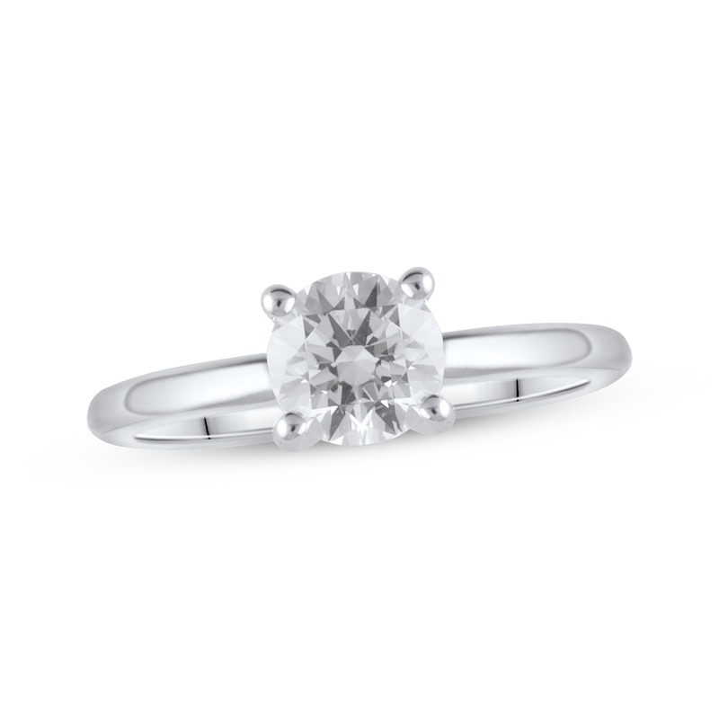 Main Image 1 of Adore Lab-Grown Diamonds Solitaire Ring 1 ct tw Round-cut 14K White Gold (F/VS2)