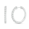 Thumbnail Image 1 of THE LEO Diamond Hoop Earrings 1 ct tw 14K White Gold