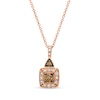 Thumbnail Image 1 of Le Vian Diamond Necklace 1/4 ct tw 14K Strawberry Gold 20"