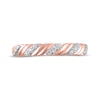 Thumbnail Image 3 of Lab-Grown Diamonds Anniversary Band 1/15 ct tw 10K Rose Gold