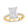 Thumbnail Image 0 of Lab-Created Diamonds by KAY Emerald-Cut Engagement Ring 4-1/2 ct tw 14K Yellow Gold