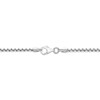 Thumbnail Image 2 of Men's Lab-Created Sapphire Cross Necklace Sterling Silver 22"