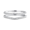 Thumbnail Image 3 of Adore Diamond Enhancer Ring 1/4 ct tw Round-cut 14K White Gold