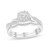 Thumbnail Image 1 of Multi-Diamond Bridal Set 1/2 ct tw 10K White Gold