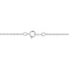 Thumbnail Image 4 of Multi-Shape Lab-Created Opal & Pink Lab-Created Sapphire Butterfly Necklace Sterling Silver 18"