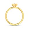 Thumbnail Image 3 of Adore Round-Cut Diamond Solitaire Heart-Shaped Frame Engagement Ring 1/5 ct tw 14K Yellow Gold (I/I2)