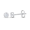 Thumbnail Image 1 of Round-Cut Diamond Solitaire Stud Earrings 1/8 ct tw Sterling Silver (J/I3)