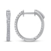 Thumbnail Image 3 of Adore Heirloom Certified Diamond Inside-Out Hoop Earrings 1/2 ct tw Platinum