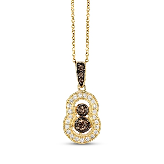 Le Vian Diamond Necklace 1/3 ct tw 14K Honey Gold 18"