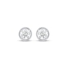Thumbnail Image 2 of KAY Lab-Grown Diamonds Round-Cut Solitaire Stud Earrings 1/4 ct tw 10K White Gold (F/VS2)