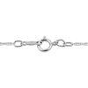 Thumbnail Image 3 of Cultured Pearl & White Topaz Necklace Sterling Silver 18"
