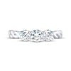 Thumbnail Image 3 of Adore Round-Cut Diamond Three-Stone Engagement Ring 1 ct tw 14K White Gold
