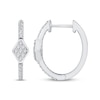 Thumbnail Image 1 of KAY Lab-Grown Diamonds Hoop Earrings 1/4 ct tw Sterling Silver