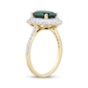 Thumbnail Image 2 of KAY Lab-Grown Diamonds Oval-Cut Lab-Created Emerald Ring 1/2 ct tw 10K Yellow Gold