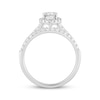 Thumbnail Image 3 of Adore Pear-Shaped Diamond Halo Bridal Set 1 ct tw 10K White Gold