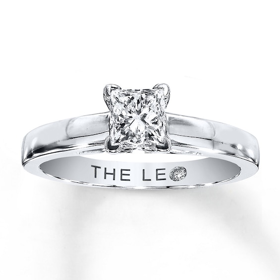 THE LEO Diamond 3/4 ct Princess-cut Ring 14K White Gold