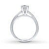 Thumbnail Image 1 of THE LEO Diamond 3/4 ct Princess-cut Ring 14K White Gold