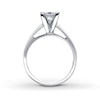 THE LEO Diamond Artisan Ring 1-1/2 ct tw Princess-cut 14K White Gold