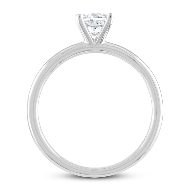 THE LEO Diamond Artisan Ring 3/4 Carat Princess-cut 14K White Gold