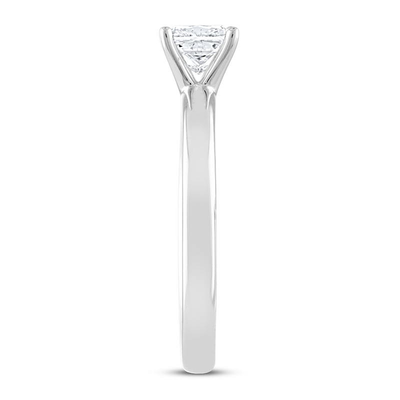THE LEO Diamond Artisan Ring 3/4 Carat Princess-cut 14K White Gold