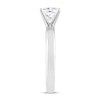 THE LEO Artisan Diamond Solitaire Engagement Ring 1 Carat Princess-cut 14K White Gold