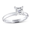 Thumbnail Image 0 of THE LEO Artisan Diamond Solitaire Engagement Ring 1-1/2 ct tw Princess-cut 14K White Gold