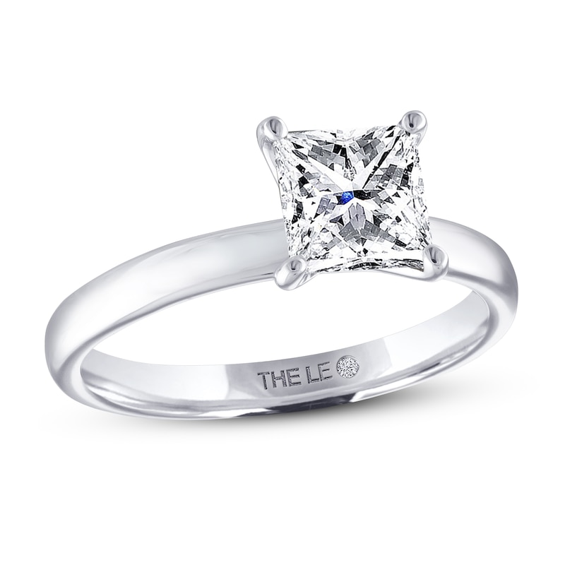 Princess Cut Solitaire Engagement Ring - Diamondrensu